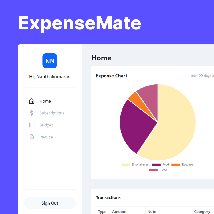 ExpenseMate