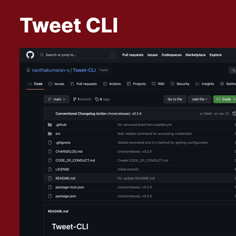 Tweet CLI